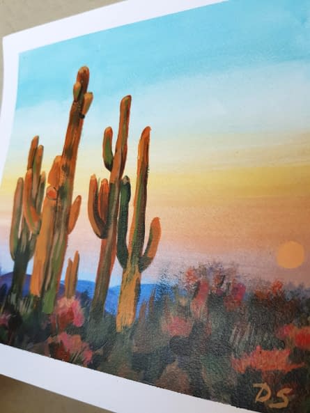 Image 1 of the artwork "Desert Cacti" by Daria Startseva on art24