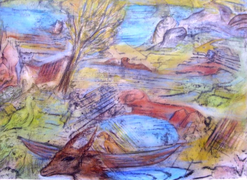 Image 1 of the artwork "Zwischen den Meeren" by Ebba Sakel on art24