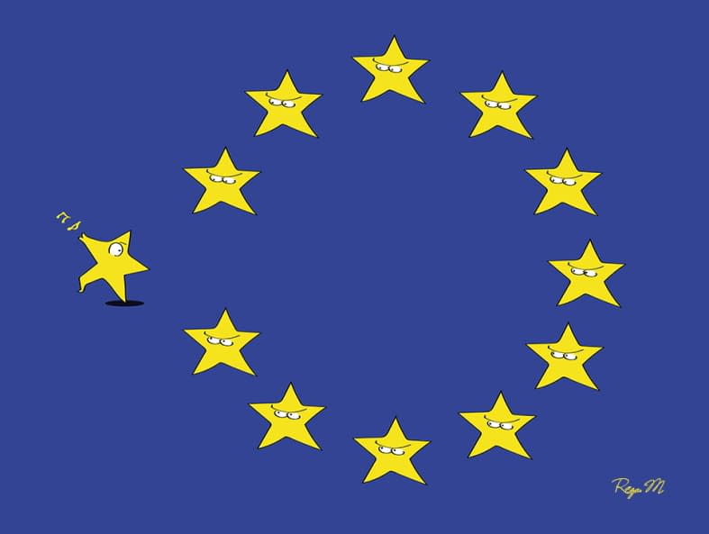 Photo 1 de l'œuvre "Euro Flag" par Reza sur art24