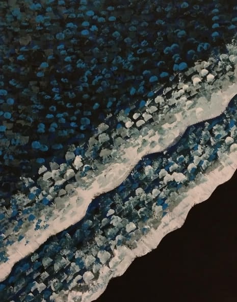 Foto 1 des Kunstwerks "Sea Wave" von Christine Fernandes auf art24
