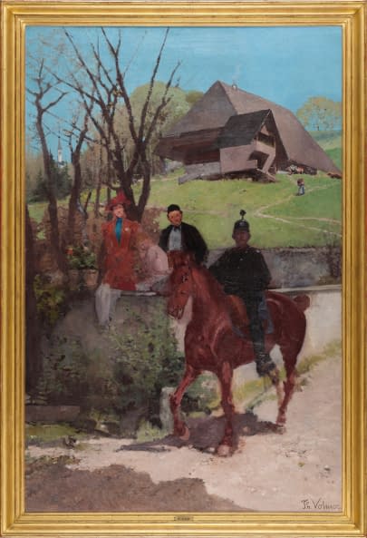 Foto 1 des Kunstwerks "Zum Dienst in der Kavallerie" von Theodor Volmar auf art24