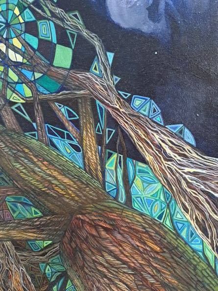 Image 1 of the artwork ""In der Umarmung der Bäume"" by Katarzyna Knap KNAP_ART on art24