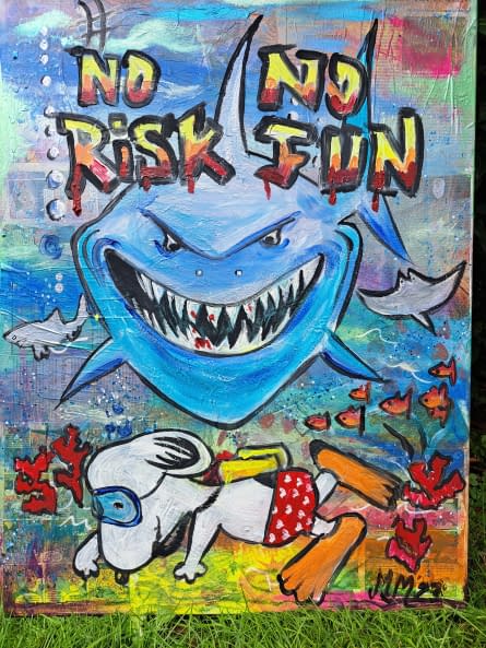 Foto 1 des Kunstwerks ""Shark"" von Martina Marten auf art24