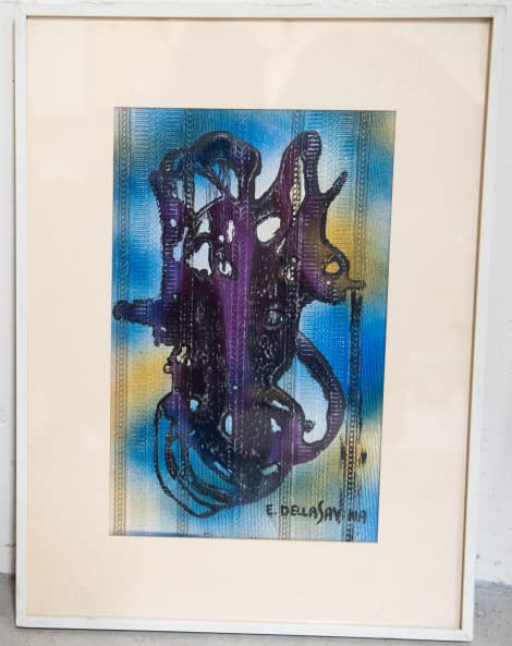 Image 1 of the artwork "Komposition auf Tapete" by Ettore Della Savina on art24