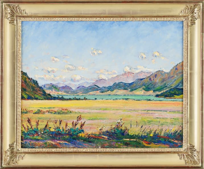 Foto 1 des Kunstwerks "Sommerliche Seeuferpartie" von Louis Ulrich Dürr auf art24