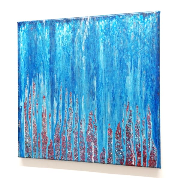 Image 1 of the artwork "blauer schleier" by frohekunst on art24