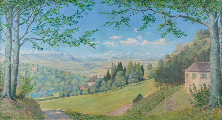 Image 1 of the artwork "Weite Landschaft" by Richard Emil Amsler on art24