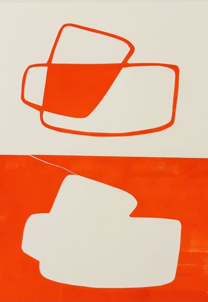 Foto 1 des Kunstwerks "Teich, Scherenschnitt" von Karin Wunderlin auf art24