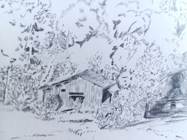 Image 1 of the artwork "Au pied du Criou. Haute Savoie" by Emmanuelle Tenailleau on art24