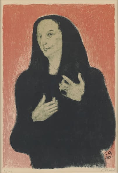 Foto 1 des Kunstwerks "Germaine Richier" von Cuno Amiet auf art24