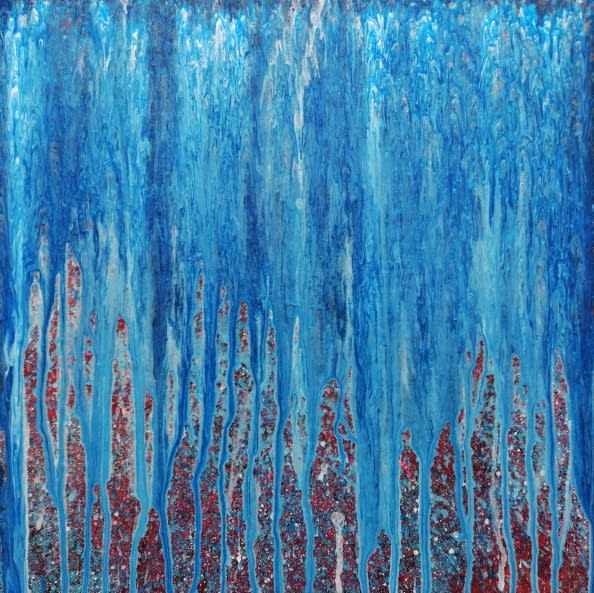 Image 1 of the artwork "blauer schleier" by frohekunst on art24