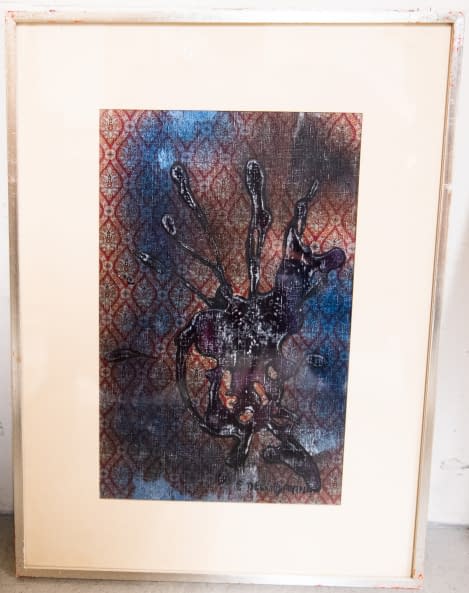 Image 1 of the artwork "Komposition auf Tapete" by Ettore Della Savina on art24