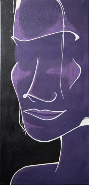 Foto 1 des Kunstwerks "Violetta" von ZE1 auf art24