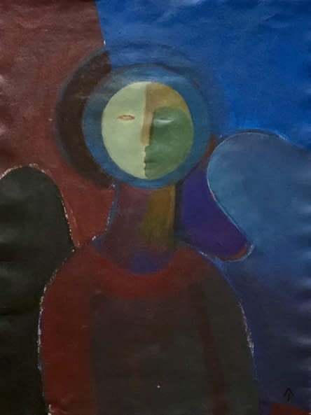 Image 1 of the artwork "Őrangyal/Schutzengel" by János Aknay on art24