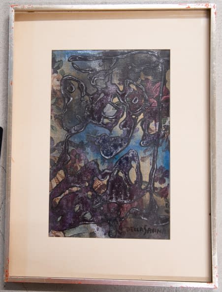 Image 1 of the artwork "Komposition auf Tapete" by Ettore Della Savina on art24