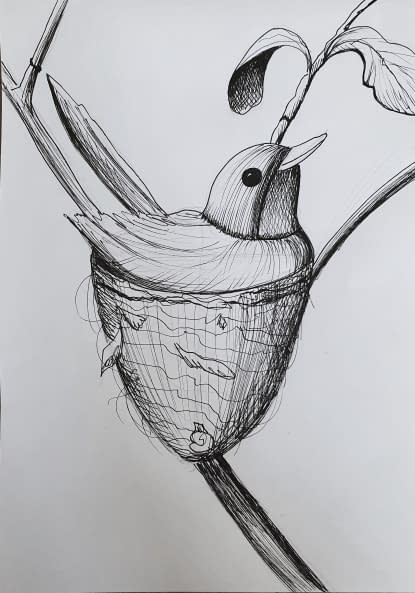 Image 1 of the artwork "October bird" by Anna Marrero on art24