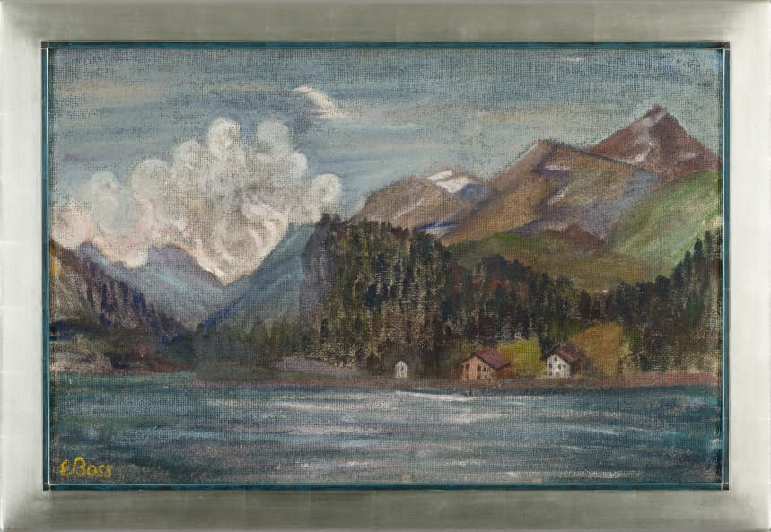 Image 1 of the artwork "Gewitterstimmung am See" by Eduard Boss on art24