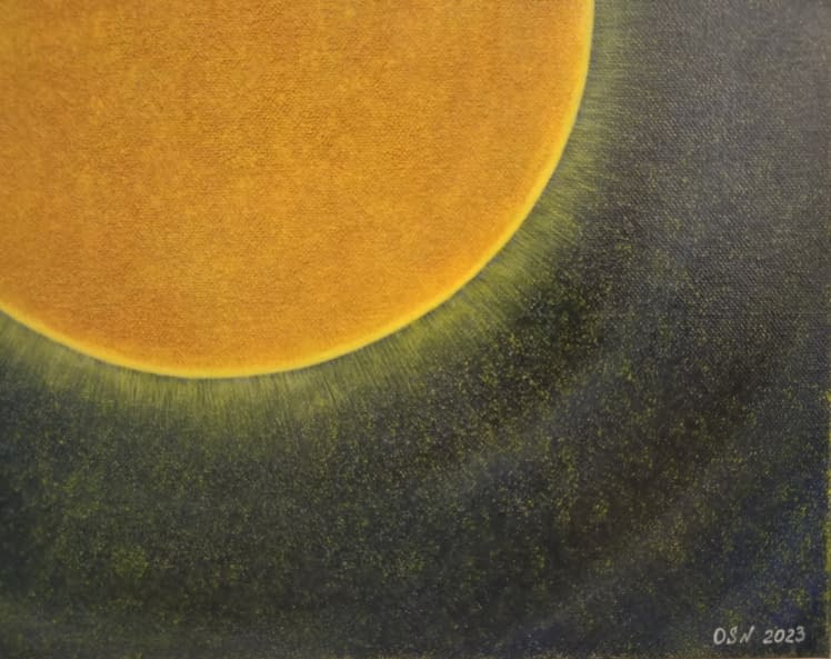 Foto 1 des Kunstwerks "Shining" von Olha Nazarenko auf art24