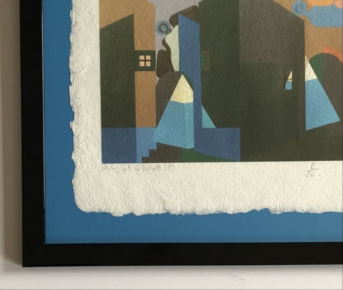 Image 1 of the artwork "Angyal érkezett (P) 8/16 /Der Engel ist angekommen (P) 8/16" by János Aknay on art24