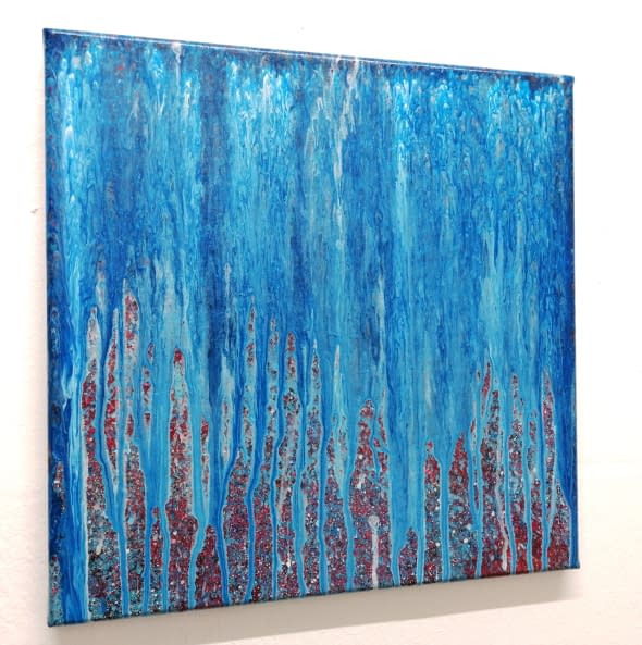 Image 1 of the artwork "blauer schleier" by frohekunst on art24