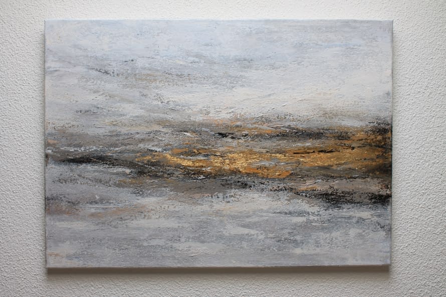 Foto 1 des Kunstwerks "Golden Hope" von FKT ART Katalin Fincza auf art24