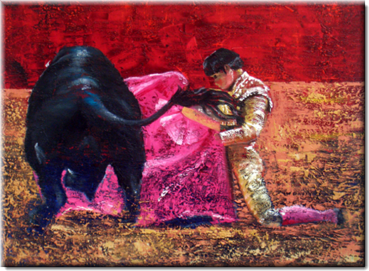 Image 1 of the artwork "Stierkampf" by Eduard Panosian Elia on art24