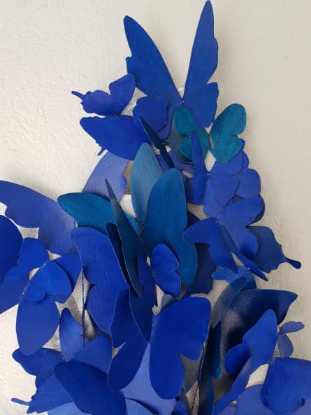 Image 1 of the artwork "Blue Butterflies" by Daria Startseva on art24