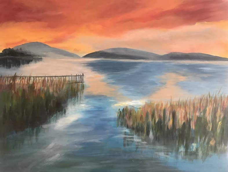 Foto 1 des Kunstwerks "Abendstimmung" von Corinna auf art24