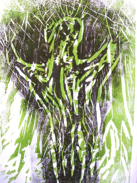 Image 1 of the artwork "Zyklus "Pappeln am Mechower See"" by Ebba Sakel on art24