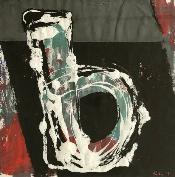 Image 1 of the artwork "Kalligráfia I /Kaligrafie" by Ferenc Puha on art24