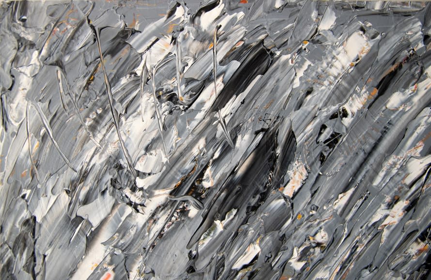 Foto 1 des Kunstwerks "Wolkenbruch (Alu)" von Roli auf art24