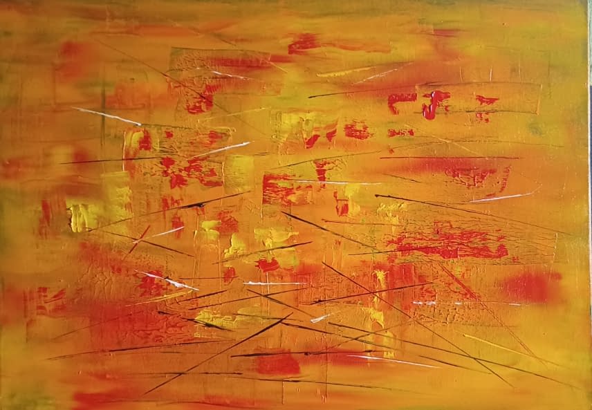 Foto 1 des Kunstwerks "Feuer" von Esther Lüscher auf art24