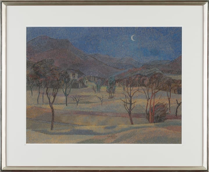 Photo 1 de l'œuvre "Mondnacht" par Arnold Ammann sur art24