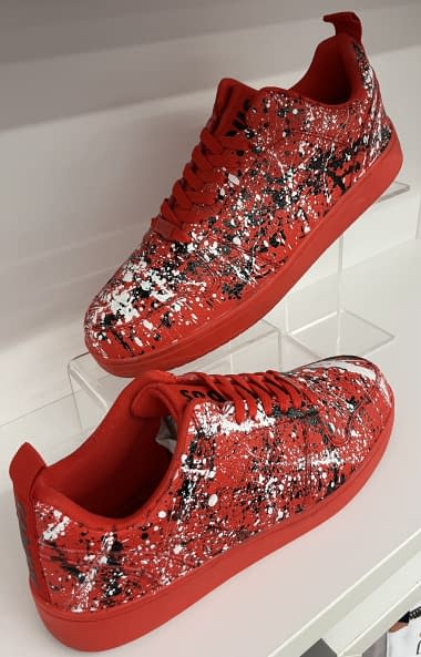 Photo 1 de l'œuvre "Pollock Schuhe" par Stefan Freiherr von Schnabelrauch sur art24