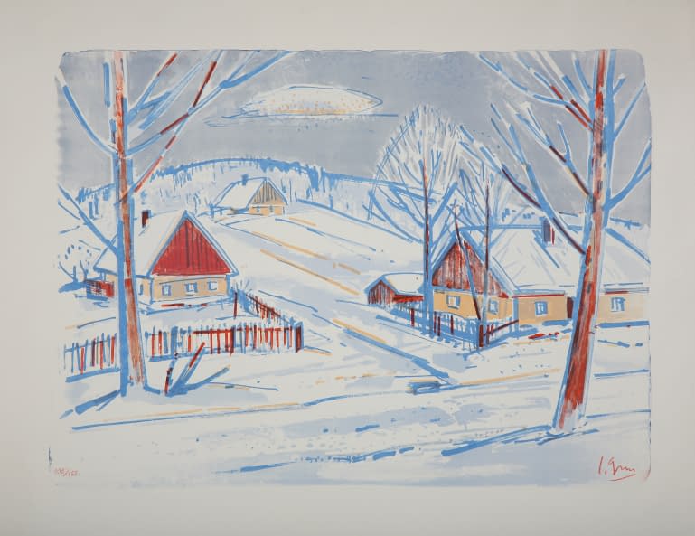 Photo 1 de l'œuvre "Winterlandschaft (108/150)" par Jaroslav Grus sur art24