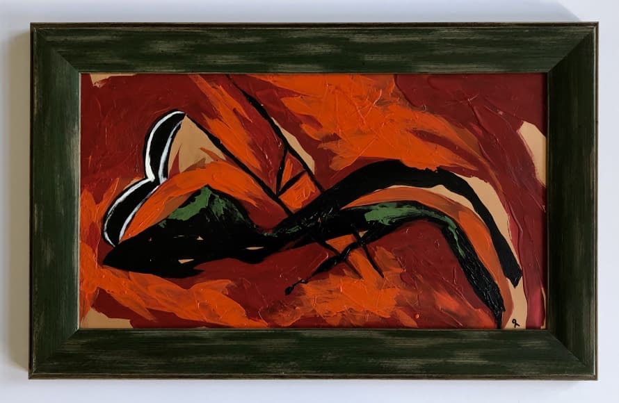 Foto 1 des Kunstwerks "Hunyorgó/Schielend" von Attila Orbán auf art24