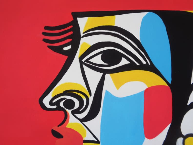 Image 1 of the artwork "Lady in red" by Ellen Art on art24