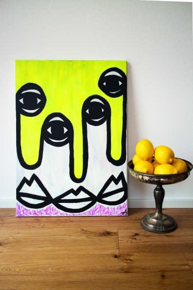 Foto 1 des Kunstwerks "ALL EYES ON" von Ellinor Amini auf art24