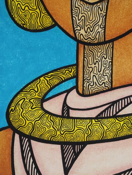 Foto 1 des Kunstwerks "Gesicht 7" von Paul Pablo Göttert auf art24