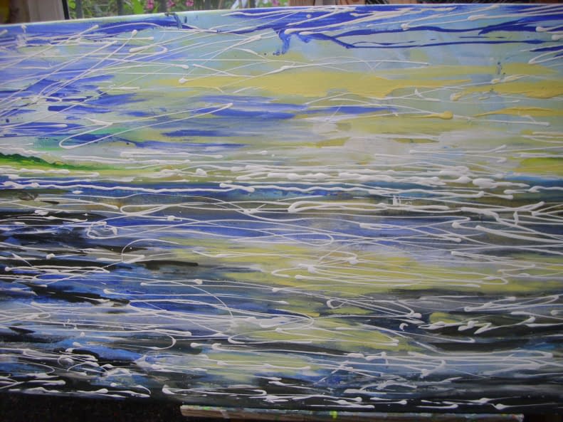 Foto 1 des Kunstwerks "Abstrakte Landschaft" von Ebba Sakel auf art24