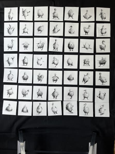 Photo 1 de l'œuvre "49 Duck Butts" par Rémy Sant sur art24