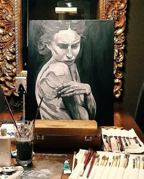 Foto 1 des Kunstwerks "Die Sehnsucht" von Sandra Kindt auf art24
