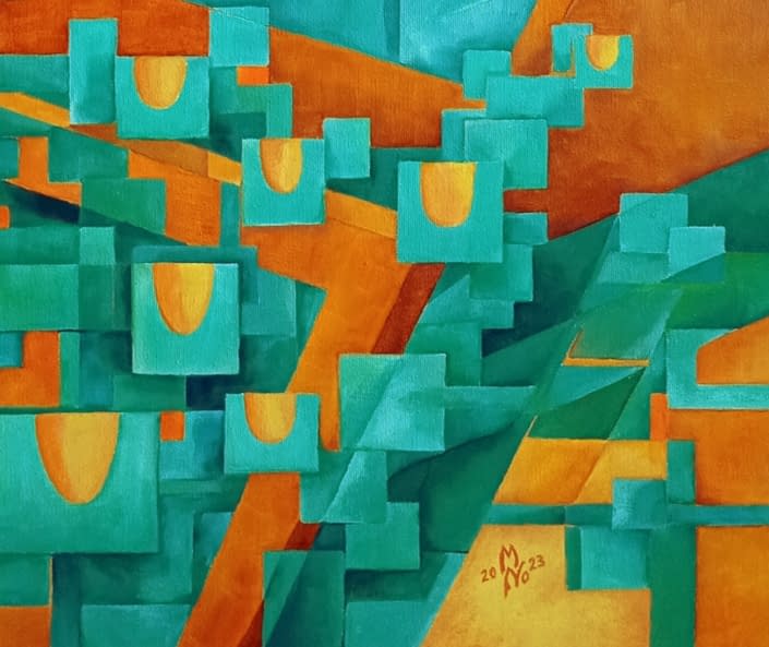 Image 1 of the artwork "cosmos gardenview" by Marcus Nordmann on art24