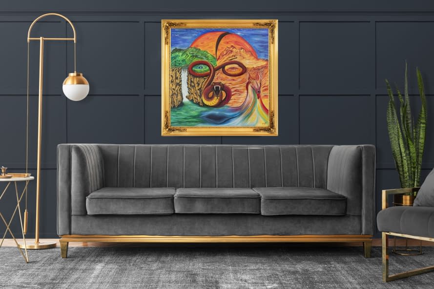 Foto 1 des Kunstwerks "Gesicht der degenerierten Menschheit" von Giorgio Asturio auf art24