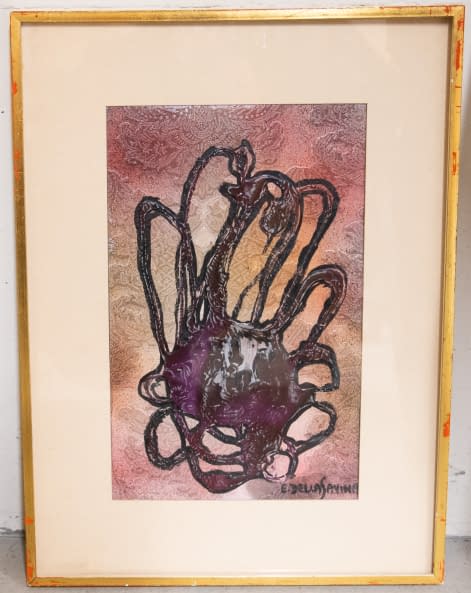 Image 1 of the artwork "Komposition auf Tapete" by Ettore Della Savina on art24