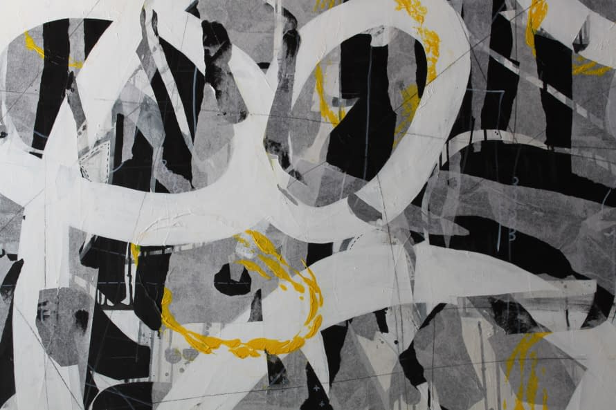 Image 1 of the artwork "schwarz, weiß, gelb" by Bärbel Thürer on art24