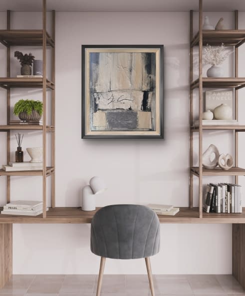 Image 1 of the artwork "Gips trifft Stoff" by Ursula Mettler on art24