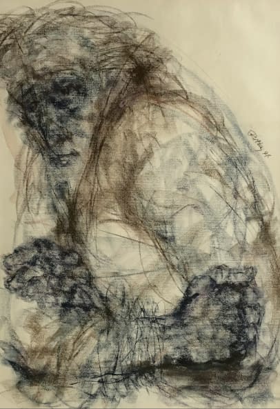 Image 1 of the artwork "Lecsúszott/Heruntergerutscht" by Ruttkay Sándor on art24