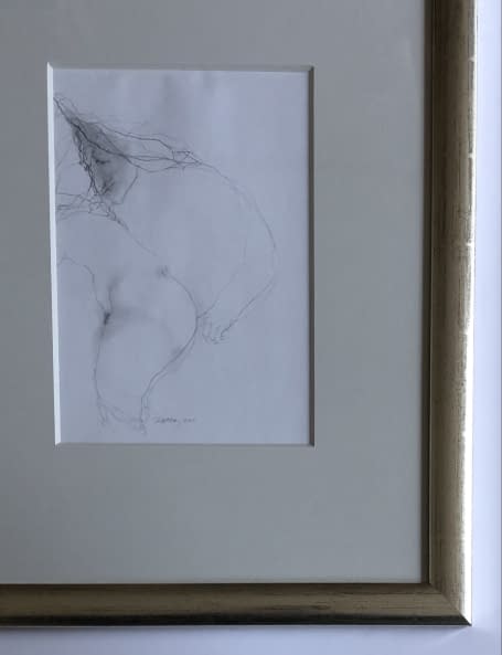 Image 1 of the artwork "Akt Rajz X./Akt Zeichnung X." by Ruttkay Sándor on art24