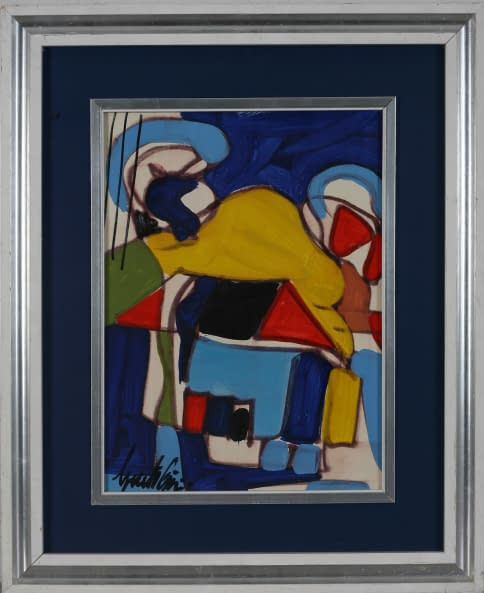 Image 1 of the artwork "abstr. Komposition" by Aldo Gentilini on art24